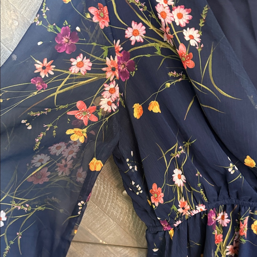 Cupshe Navy Floral Dress - Picture 3 of 4